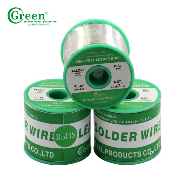 Lead Free Soldering Wire Material 99.3% Tin 0.7% Copper 0.5mm / 0.02 Diameter 1kg