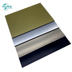 Fireproof Brushed ACP With ISO14001 Certification And B1 Fire Rating