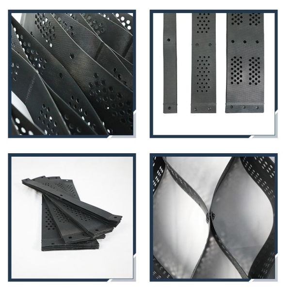 Ground Reinforcement Cellular System Geocell Grave Grid System HDPE / PP Geocell For Roadbed