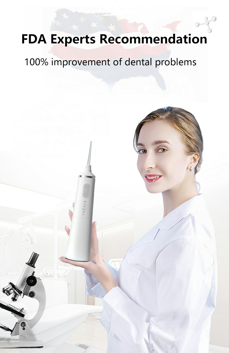 Professional Cordless Dental Oral Irrigator 240ML / 300ML 5 Function Modes