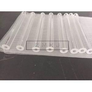 150mm length Sapphire Tube Wear Resistance Customized Design And Shape