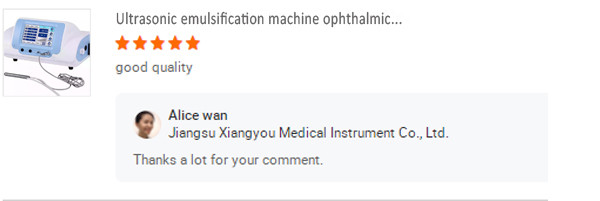 The advanced equipment of ultrasonic emulsification machine for ophthalmic treatment is used for cataract surgery