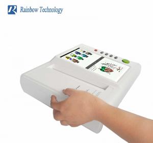 China 14.8V Touch Screen Medical Ecg Machine Data Transfer By Software Pc on sale