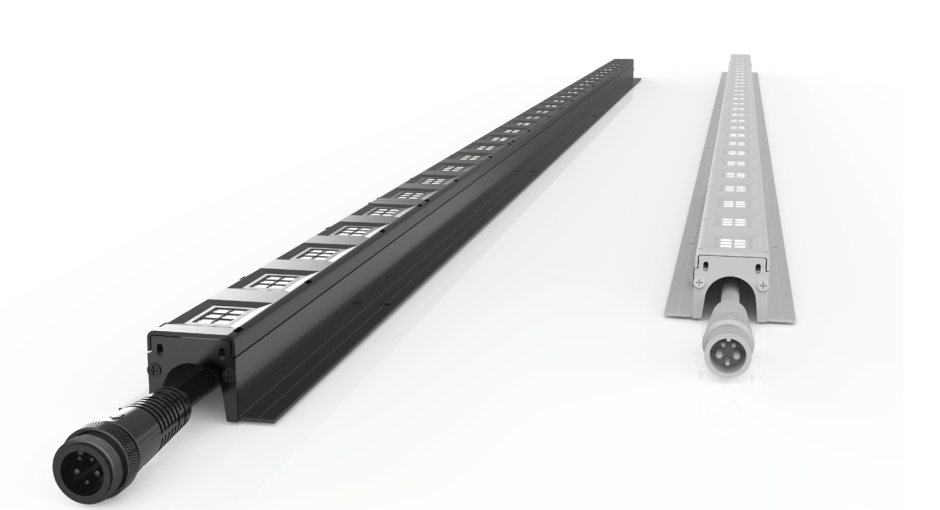 DMX512 30W Decorative Led Linear strip SMD3535 Rigid Aluminum Profile Light