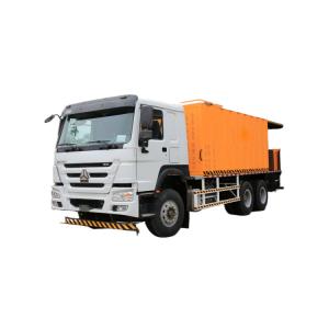 China Sinotruk HOWO 8x4 Micro Surfacing Slurry Paver Pavement Asphalt Truck Machine on sale