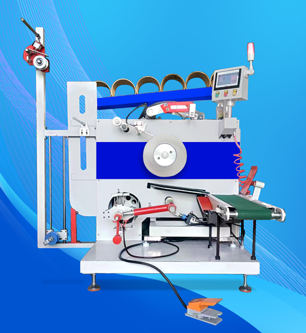 PP packing tape automatic winding machine, professional strapping tape winding machine, automatic winding