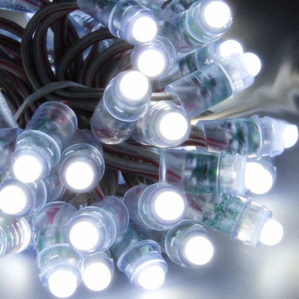 White Colors Miracle Bean 9mm 0.1W Pixel LED Light