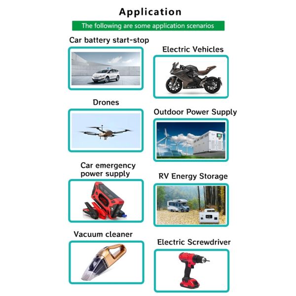 Enerkey Lifepo4 BMS 4S 12V 6S 18V 8S 24V Li-ion 10S 36V 40A Peak 80A BMS for Lithium Battery Pack Protection