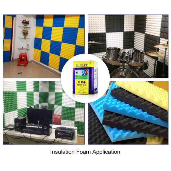 High Quality Thermal Insulation Spray Adhesive For Heat Cold preservations HVAC applications