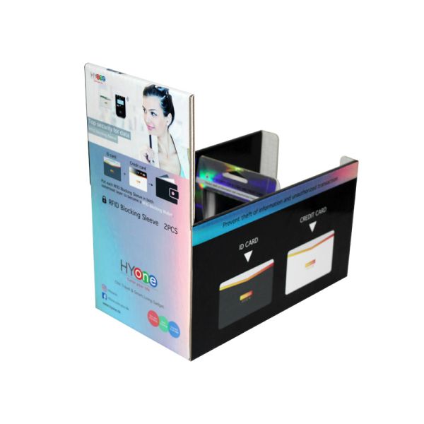 Matte Varnishing F Flute Corrugated Display Stand For Blister Pack