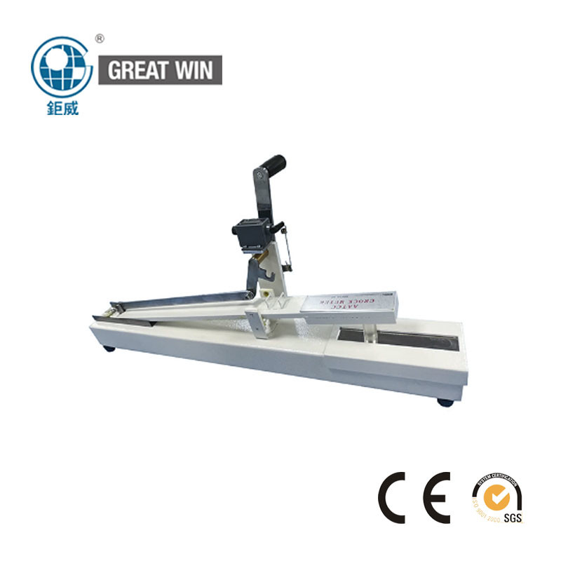 China Manual Leather Testing Machine Crock Meter Type 2Pcs Sampling 54Kg wholesale