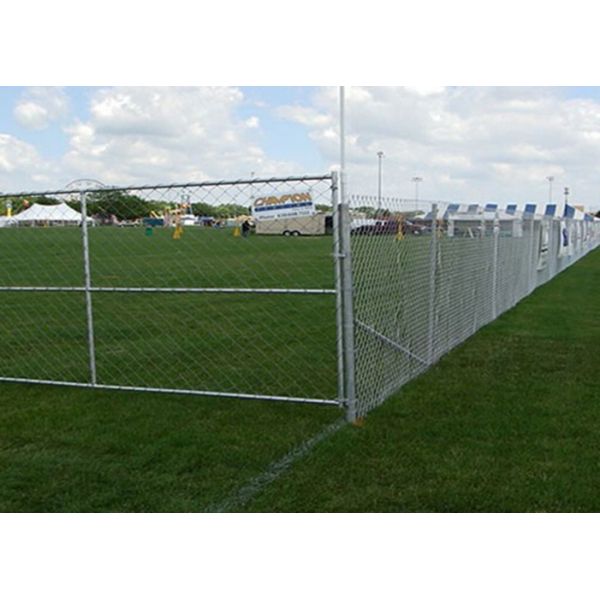 Free Standing Temporary Construction Fence Removable For Playground / Residential