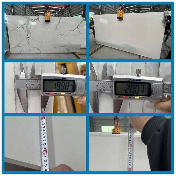 Classic Calacatta Quartz Stone Engineering Stone AB8165 For Kitchen Countertop/Worktop