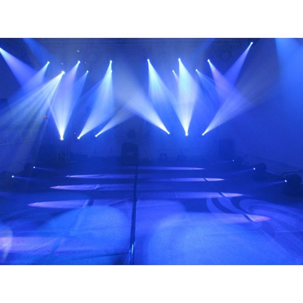DMX 512 Spot LED Moving Head Light With Induction Lamps Light Source