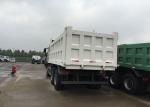 White Color Sinotruk Howo Dump Truck High Fuel Efficiency 30 - 40 Tons For