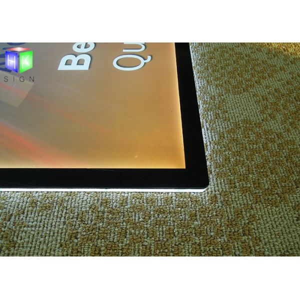 Customized Single Side A3 LED Lightbox / Led Panel Light Box For Menu Sign