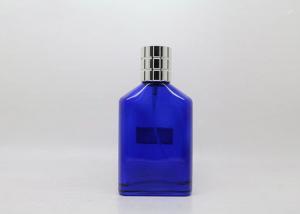 China Blue Color Small Refillable Perfume Spray Bottles Handsome Men Style wholesale