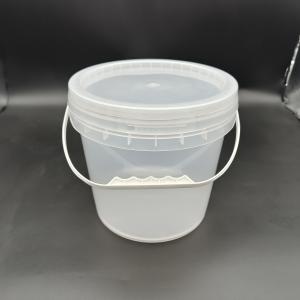 China 1L-25L Clear Plastic Bucket Containers With Lid Resistant To Stress wholesale