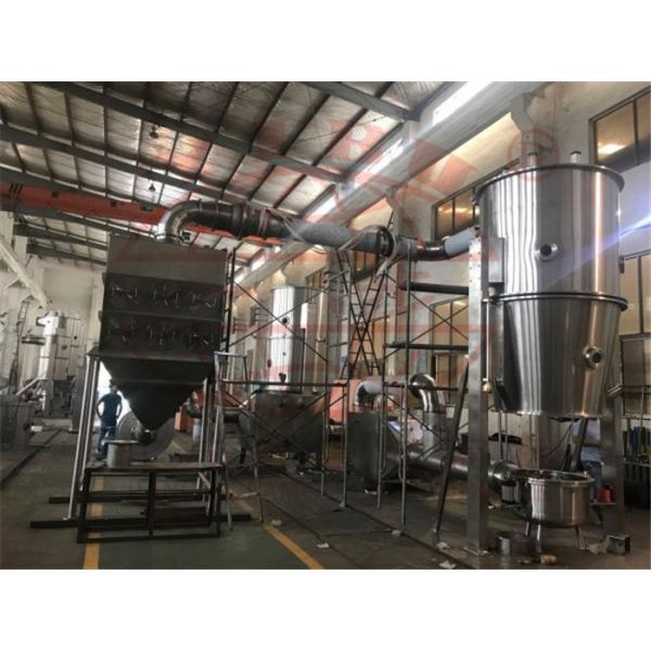 Environmental Friendly Fluid Bed Dryer Machine Closed Circuit Vertical Fluidized Bed Dryer