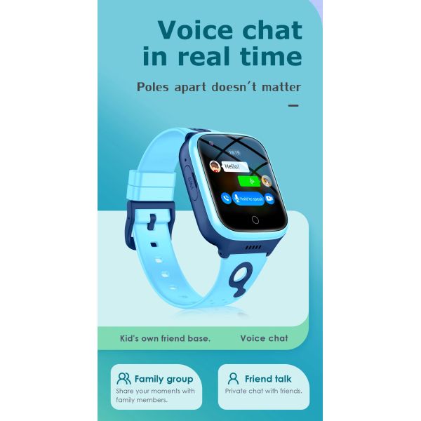 1000Mah Teenager Wrist Gps Tracker 4G Kids Smart Phone K9 GPS Wifi Location Safeguard