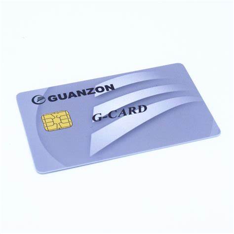 PVC Blank RFID NFC Card , Plastic Contact Chip Card SLE5542 Fm4442