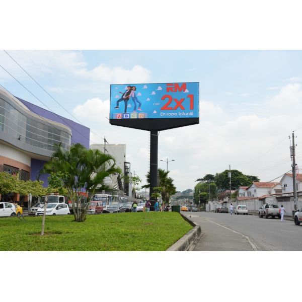 High Brightness Outdoor LED Display GA Series DIP346 LED Type 6000-10000nits Perfect for Outdoor Advertising Screens