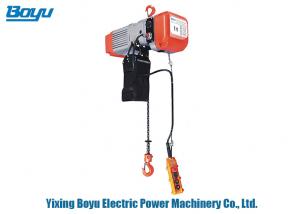 China Fixed Transmission Line Stringing Tools 1 Ton Electric Chain Hoist For Lifting wholesale