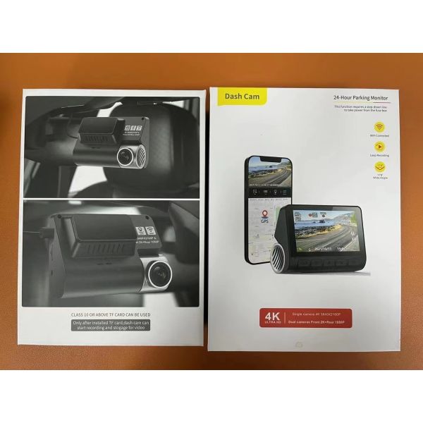 2K UHD Car Dash Cam GPS WiFi Car Camera Recorder 24H Parking Monitor