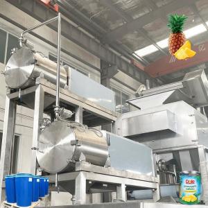 UHT Sterilizing Juice Pineapple Processing Line 1500T/Day