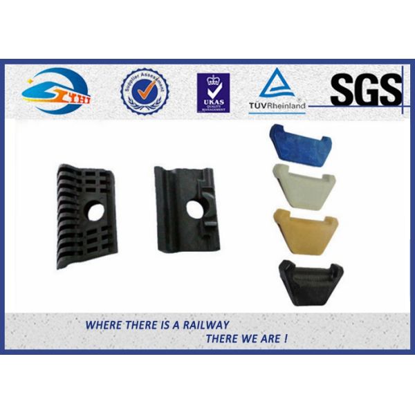 Reinforced Nylon 66 Rail Insulator Angle Guide Plate Different Colors