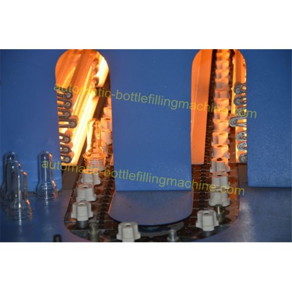 1000BPH Water Bottle Making Machine , Semi Automatic Blow Moulding Machine Compact Design