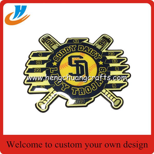 Quality Offset process baseball badges,fast production baseball metal lapel pin for sale