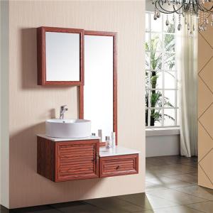 Classic Lightweight Bathroom Sinks And Vanities Eco Friendly Large Storage Space