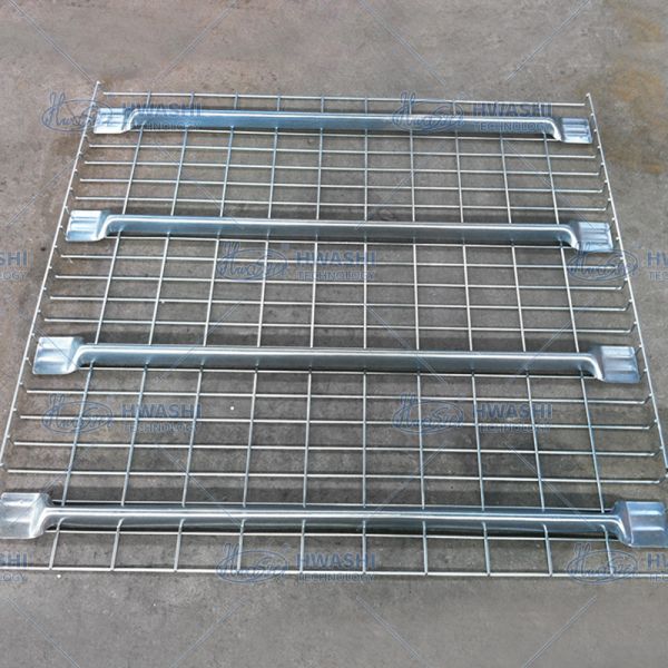 Hwashi Automatic Wire Machine Wire Mesh Deck Shelving Automatic Production Line