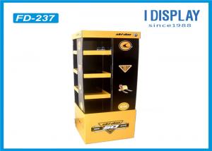 China Recyclable Cookware Retail Cardboard Floor Display Stands Classical Printing wholesale