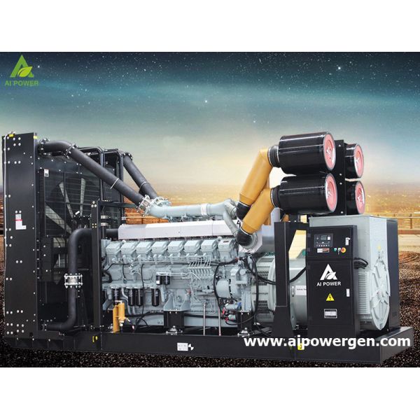 1500kva 1200kw Aosif Power Mitsubishi Diesel Generator 230v 50hz