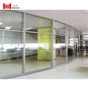 China Steel Frames Office Partition Wall Fireproof Conference Room Divider Wall on sale