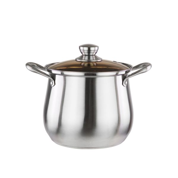 Different Size Stackable Steamer Pot Stainless Steel Material Double Layer