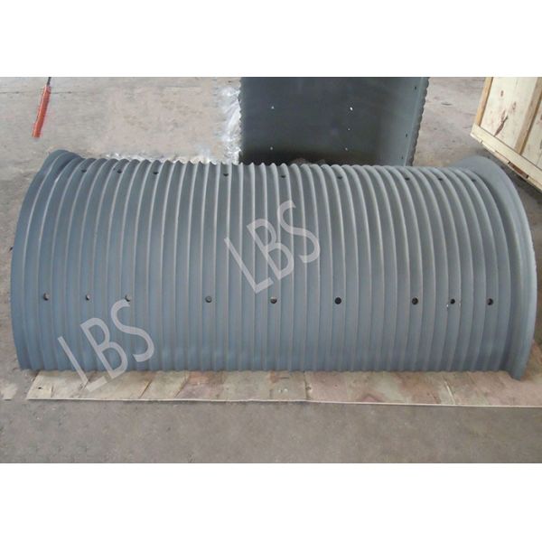 Three Layers Spooling Winch Drums with LBS Grooving for Lifting