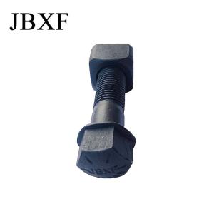 Metric Bolt M12-M30 With Hex Head And Metric Thread Excavator Fasteners