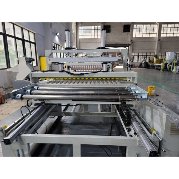 PP Corrugated Wave Roof Tile Sheet Extrusion Machine Width 850-1050mm