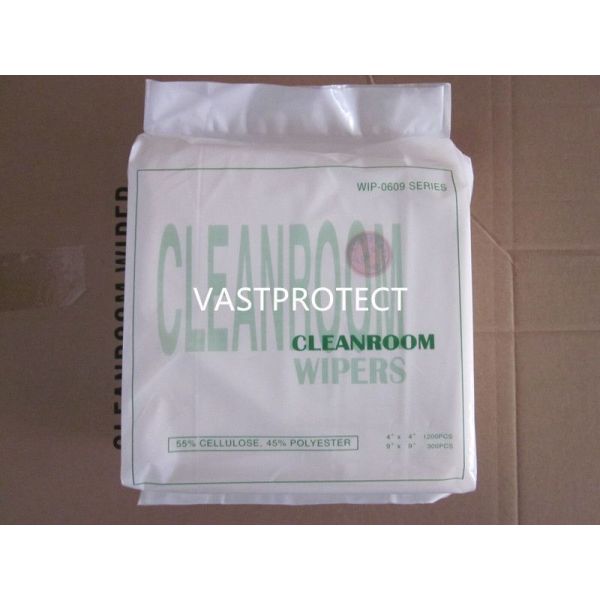 VPT0609 55% Cellulose 45% Polyester Lint Free Cleanroom Paper Wipers Non-Waterproof