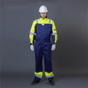 China Fire Retardant Safety Coverall Suit Safety Protective Clothing 65% Cotton 35% Polyester wholesale