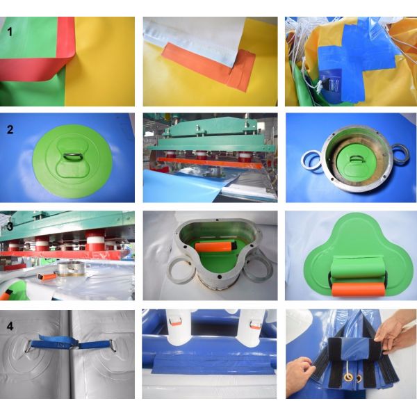 Bouncia Water Park Design Giant Aquapark Inflatable Water Park, Inflatable Water Games For Kids And Adults With TUV Certificate