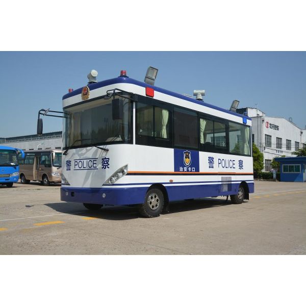 25 Km / H Mobile Police Command Vehicles Service Station 3G Wireless Transmission