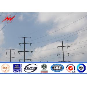 China Electrical Galvanized Power Transmission Poles For 69kv Electrical Line wholesale
