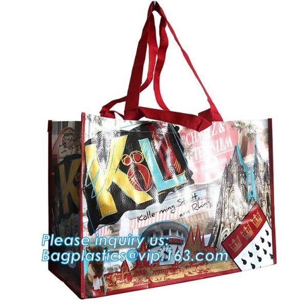 China pp woven bag supplier printed pp laminated non woven bag heat seal non woven bag, factory manufacture reusable non