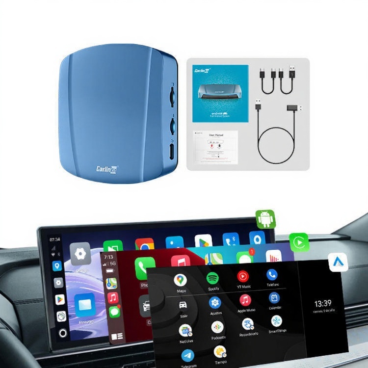 China Android 15 CarPlay TBox Ultra Model Sim Card GPS Navigation 8+128G Wireless Adapter Carplay Ai Box wholesale