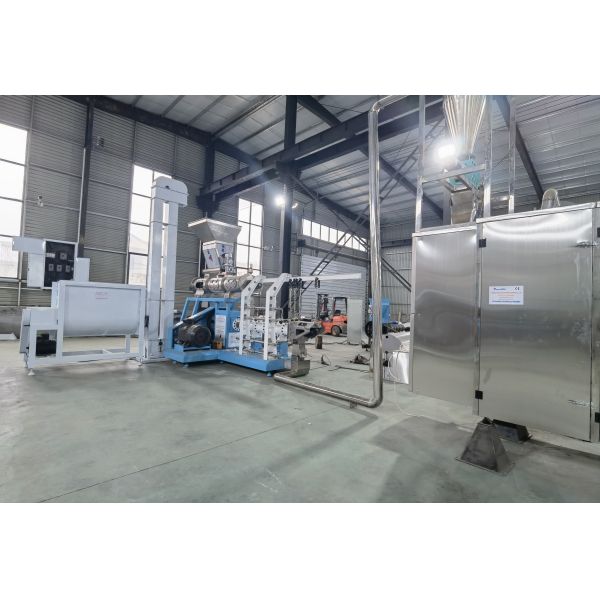 Twin Screw Pet Feed Extruder High Output Shrimp Fish Feed Pellet Extruder