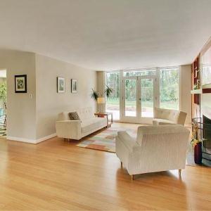 China Carbonized Strand Smooth Board Bamboo Flooring in Natural Color for High Gloss Finish on sale